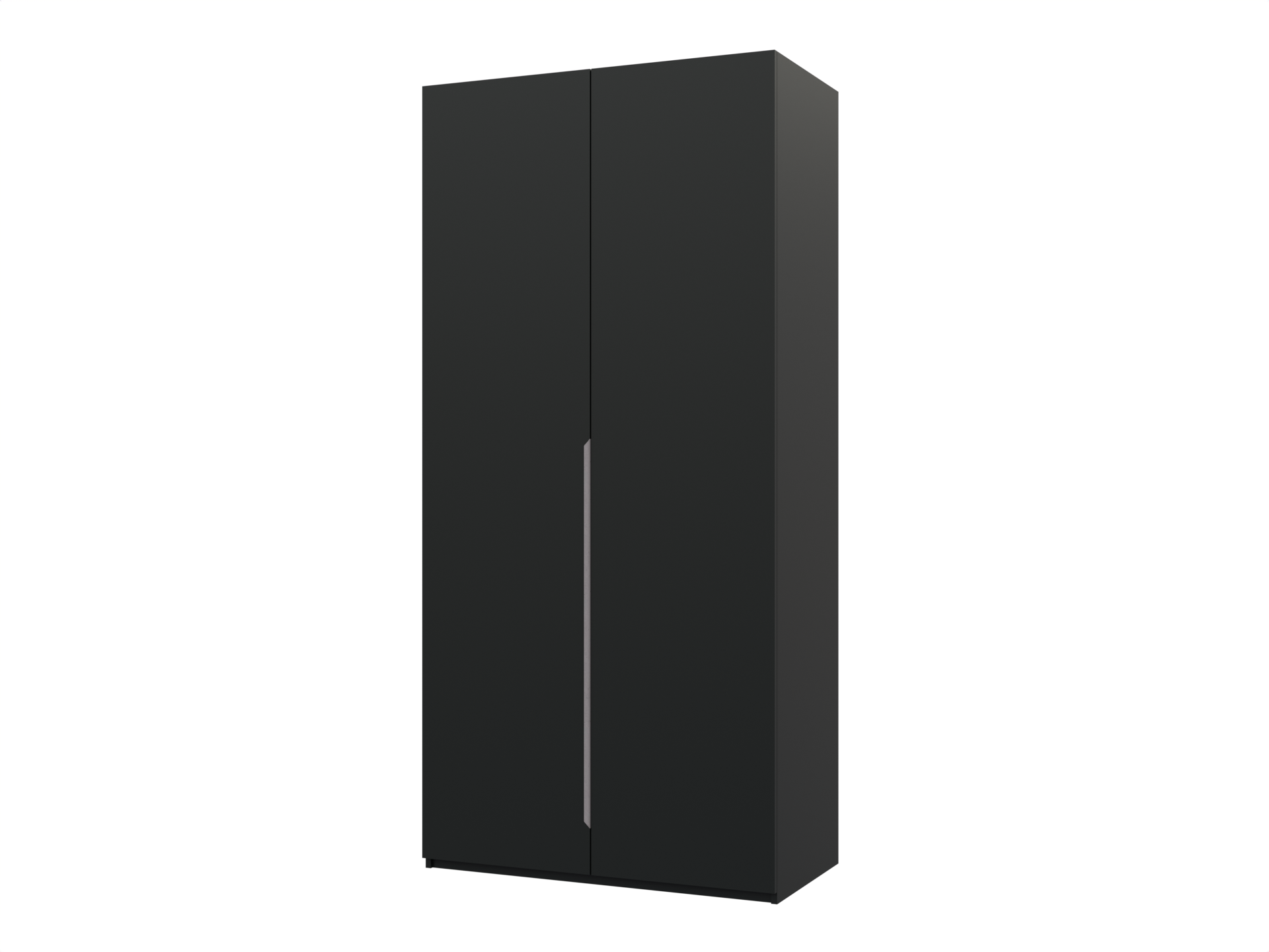 Распашной шкаф Пакс Альхейм 12 black (silver) ИКЕА (IKEA) изображение товара