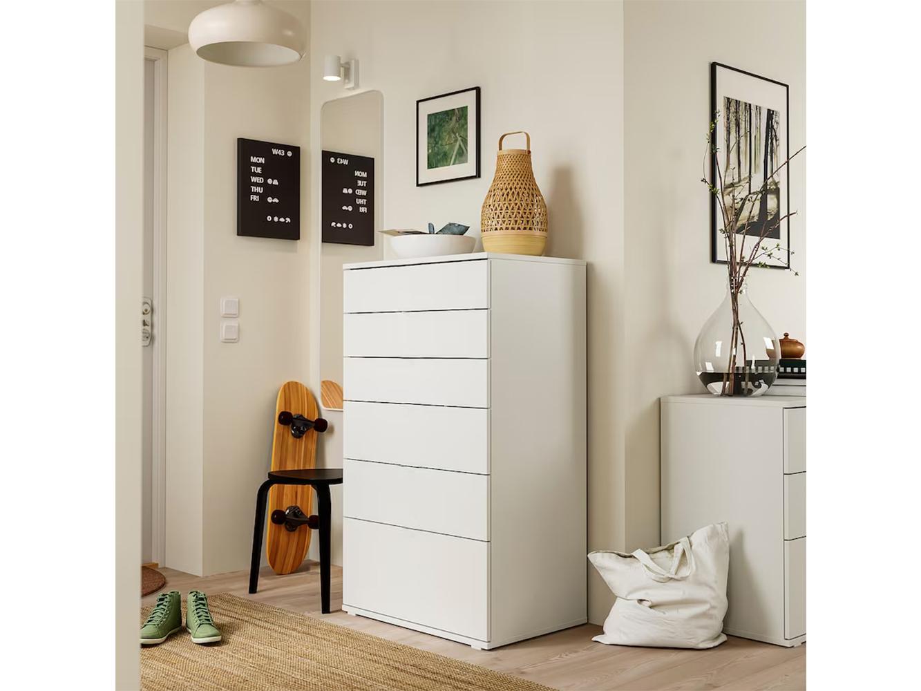 Комод Вихалс 115 white ИКЕА (IKEA) изображение товара