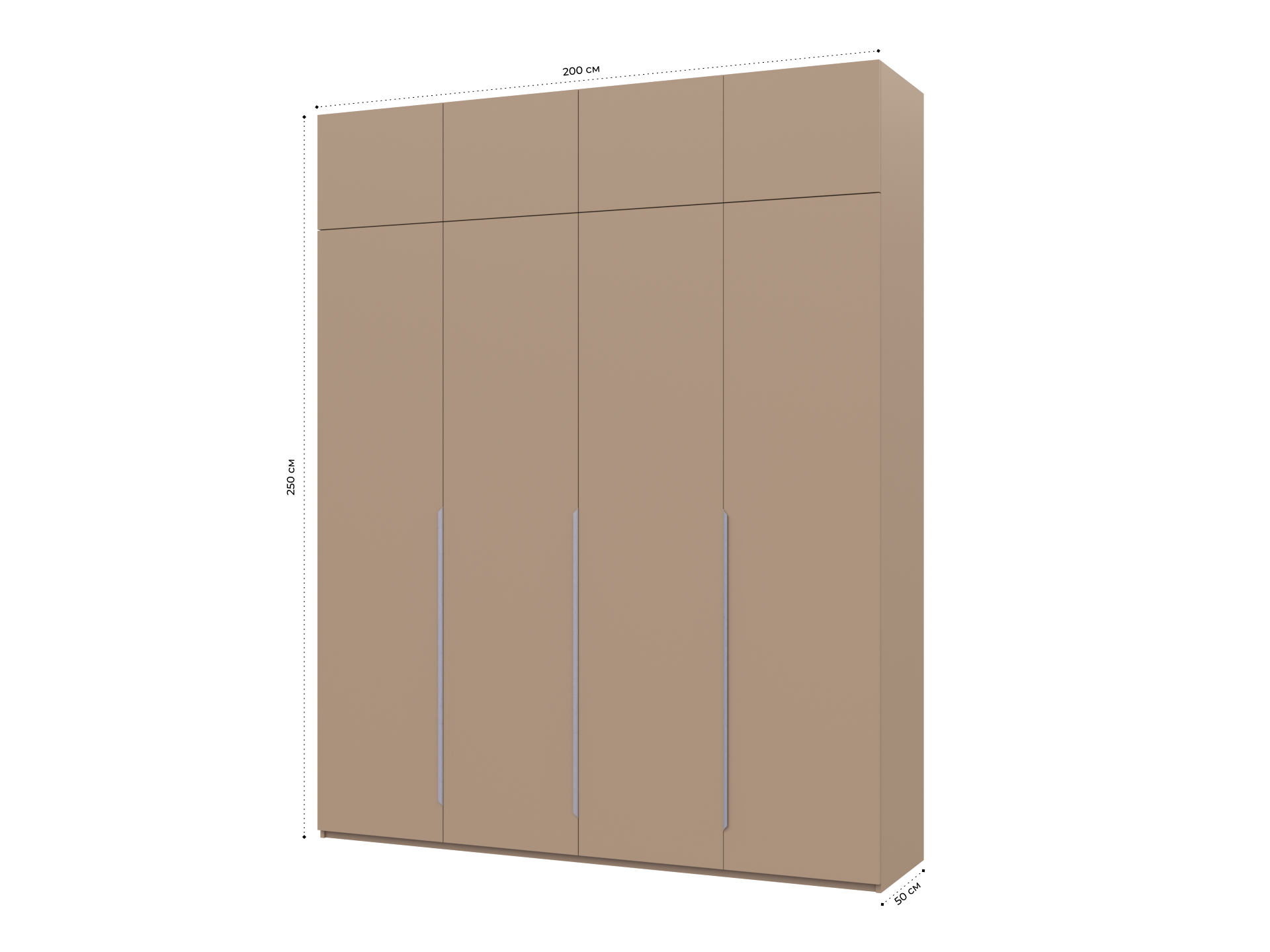 Распашной шкаф Пакс Альхейм 24 brown (silver) ИКЕА (IKEA) изображение товара