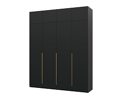 Изображение товара Распашной шкаф Пакс Альхейм 24 black (gold) ИКЕА (IKEA) на сайте adeta.ru