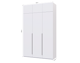 Изображение товара Распашной шкаф Пакс Альхейм 23 white (silver) ИКЕА (IKEA) на сайте adeta.ru